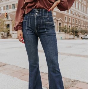 High Waisted Free People Flares